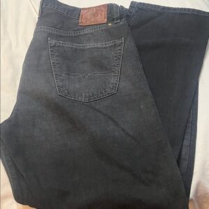 Lucky Brand Men's Straight Jeans in Black Wash